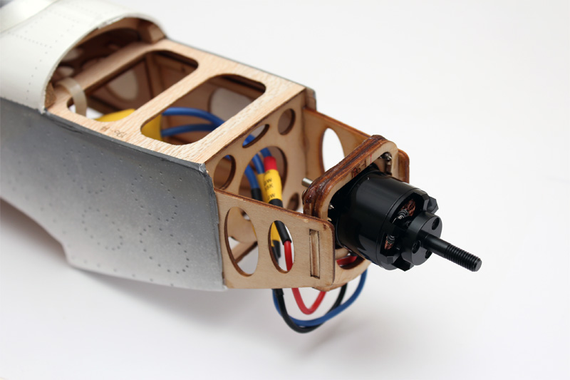 Assemble the brushless motor mount